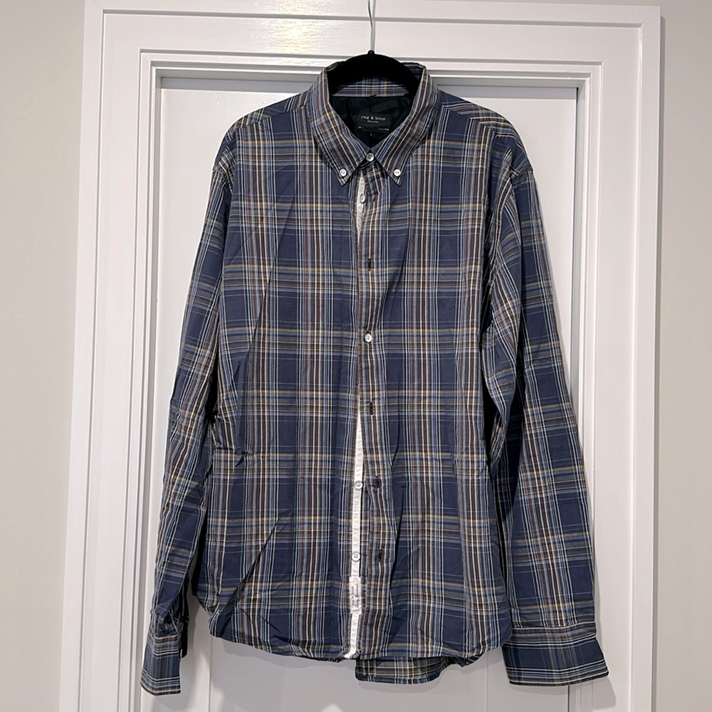 NWT Rag and Bone Tomlin shirt size XXL
